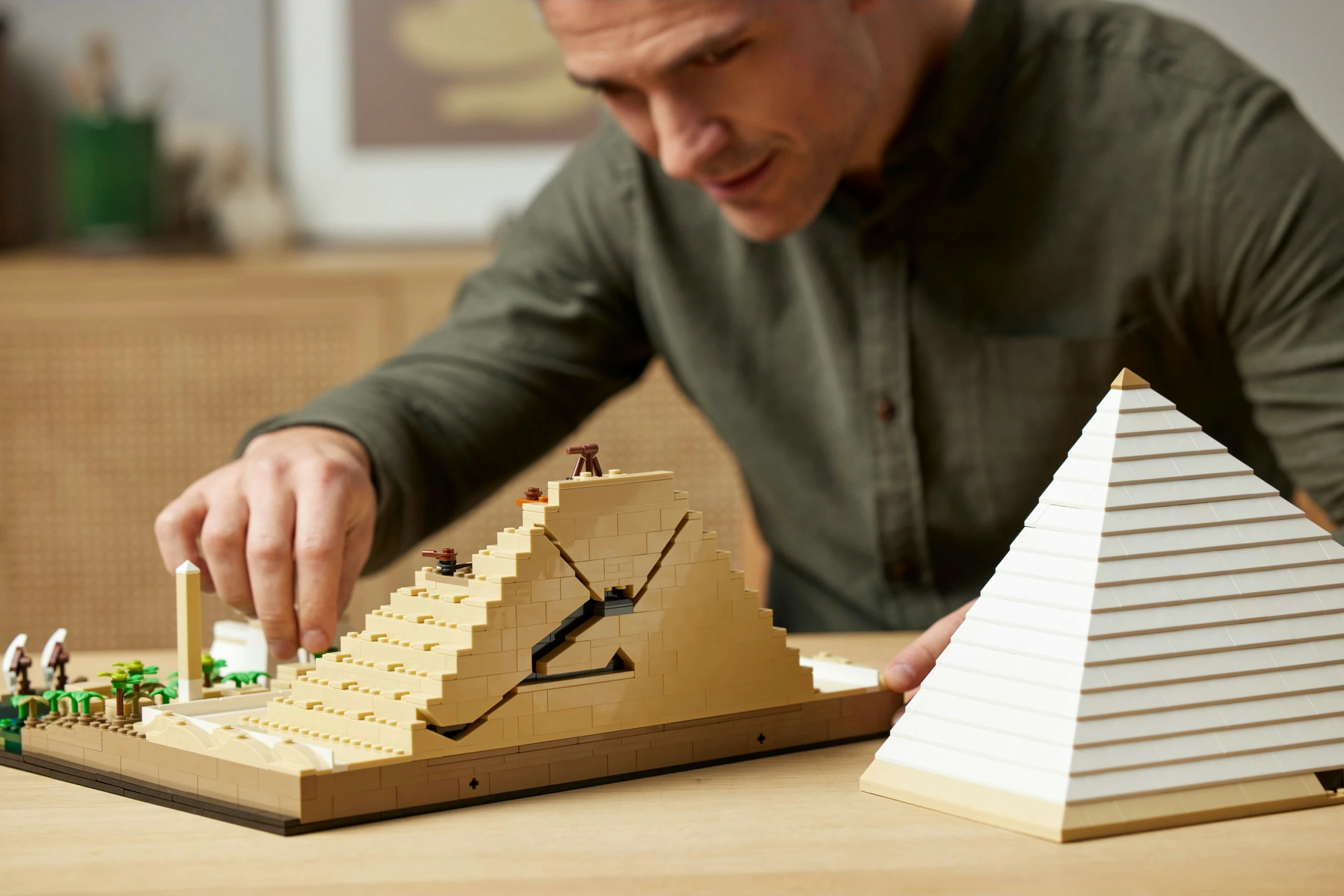 Set ndërtimi LEGO Architecture Great Pyramid of Giza, 1476 pjesë, Multikolor