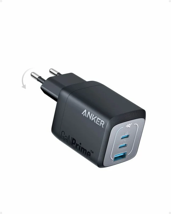 Karikues muri ANKER Prime A2669313, 67W GaN, 3 porta (2x USB-C, 1x USB-A), i zi