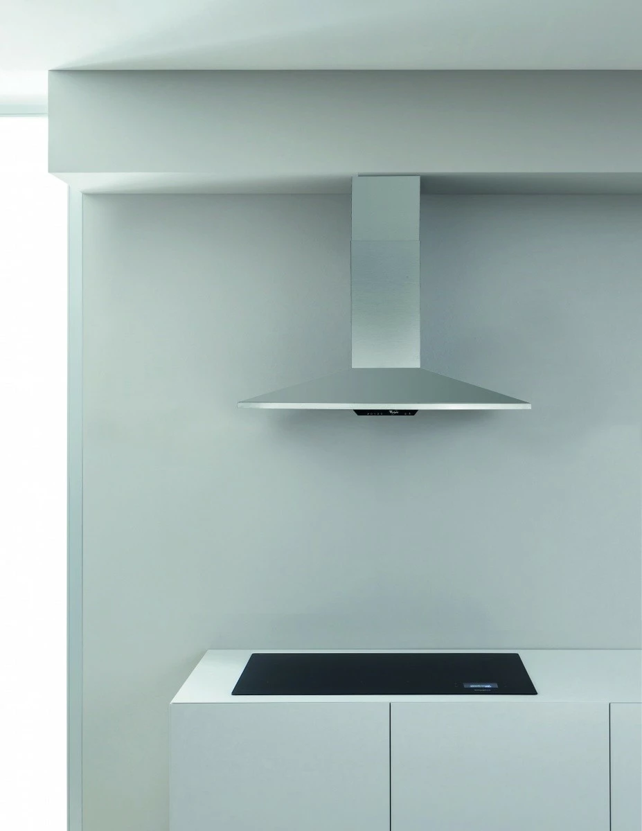 Okap Whirlpool AKR6851IX, inox, i montum n’mur