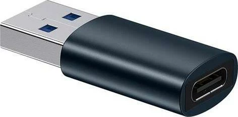 Adapter USB Baseus Ingenuity OTG, USB-A në USB-C, USB 3.1, ZJJQ000103, blu