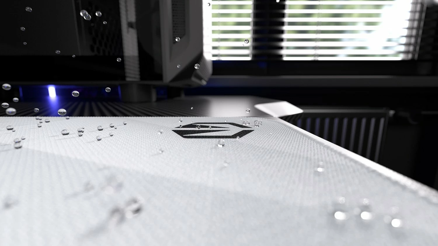 Mauspad Endorfy Crystal Onyx, L, e bardhë