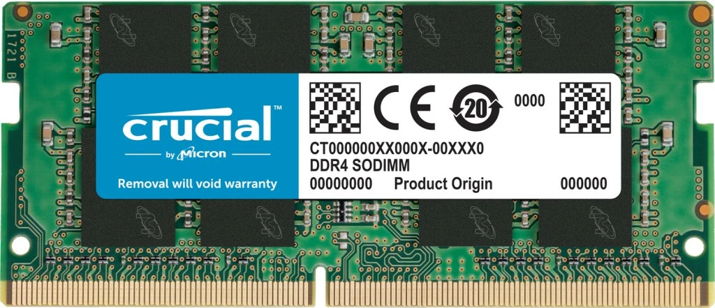 RAM Memorje Crucial CT8G4SFRA32A, 8GB, DDR4, 3200 MHz