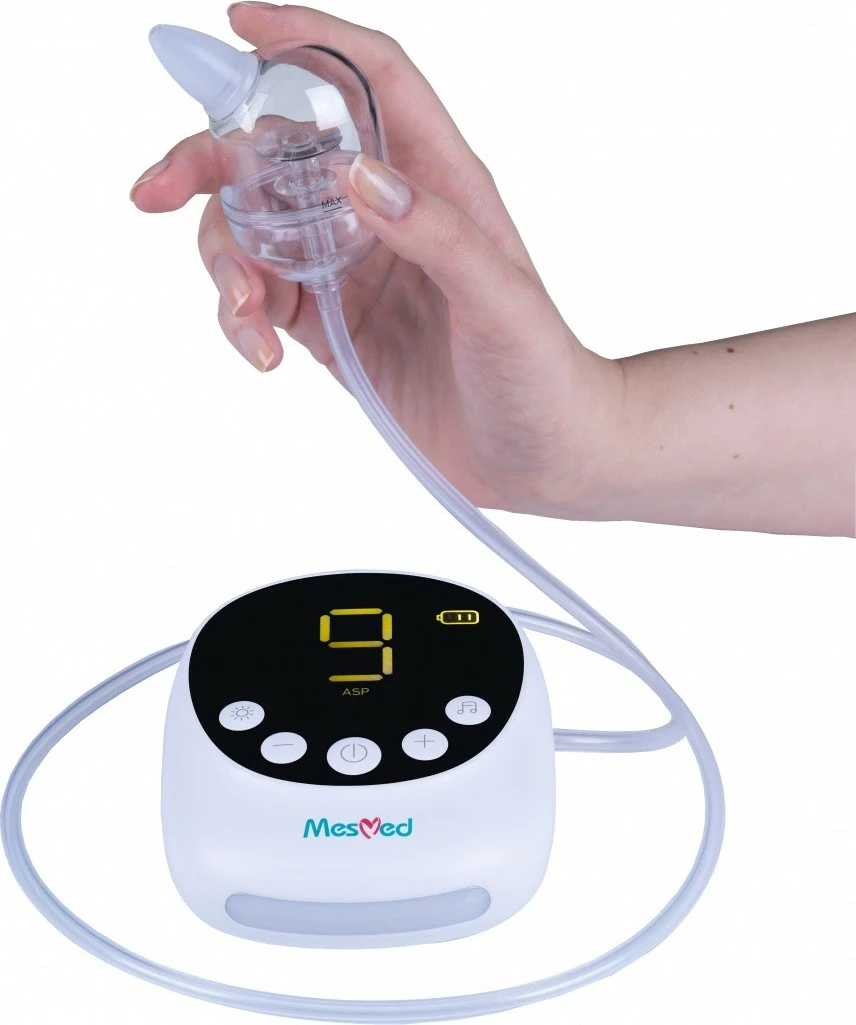 Aspirator hunde elektronik Mesmed MM-130 HappiNosek Mini, i bardhë