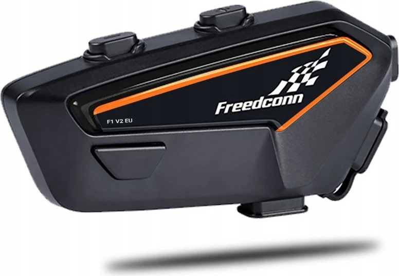 Interkom për motoçikletë FreedConn F1 V2 EU, 1100 mAh, i zi