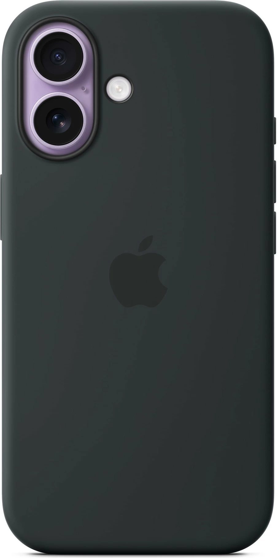 Mbështjellës silikon Apple iPhone 17 MagSafe, i zi