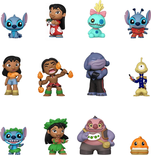 Figurinë koleksionuese Funko Mystery Mini Disney Lilo & Stitch, vinyl, 1 copë (blind box)