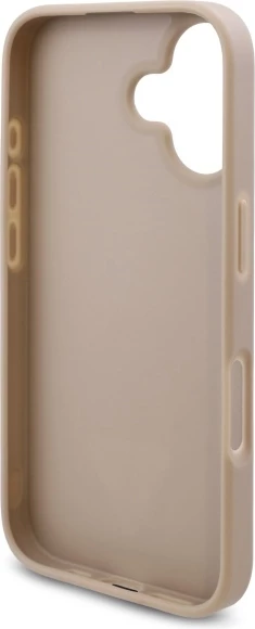 Mbështjellës Guess New 4G Triangle për iPhone 16 Plus, Bardhë