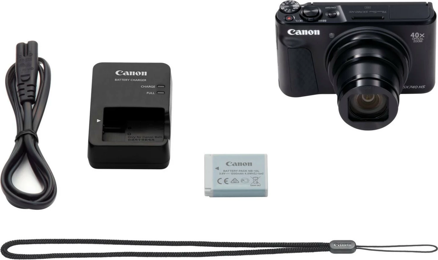 Aparat Canon PowerShot SX740 HS, 20.3 MP, 40x Zoom, 4K, i zi