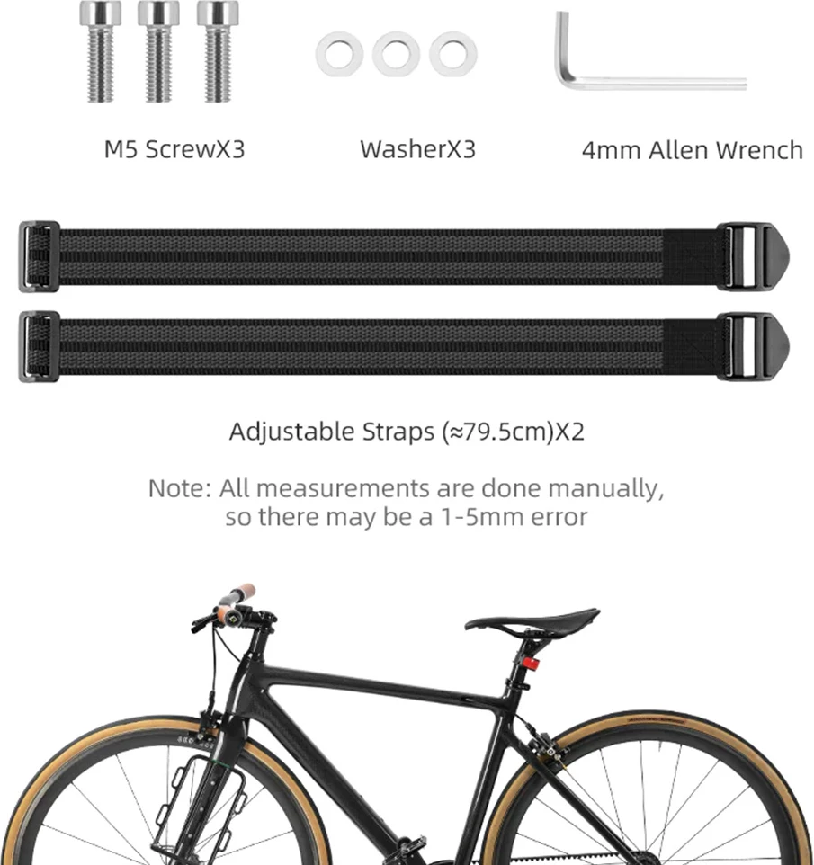 Raft përpara biçiklete Rockbros 33210010001, për vilë biçiklete, i zi