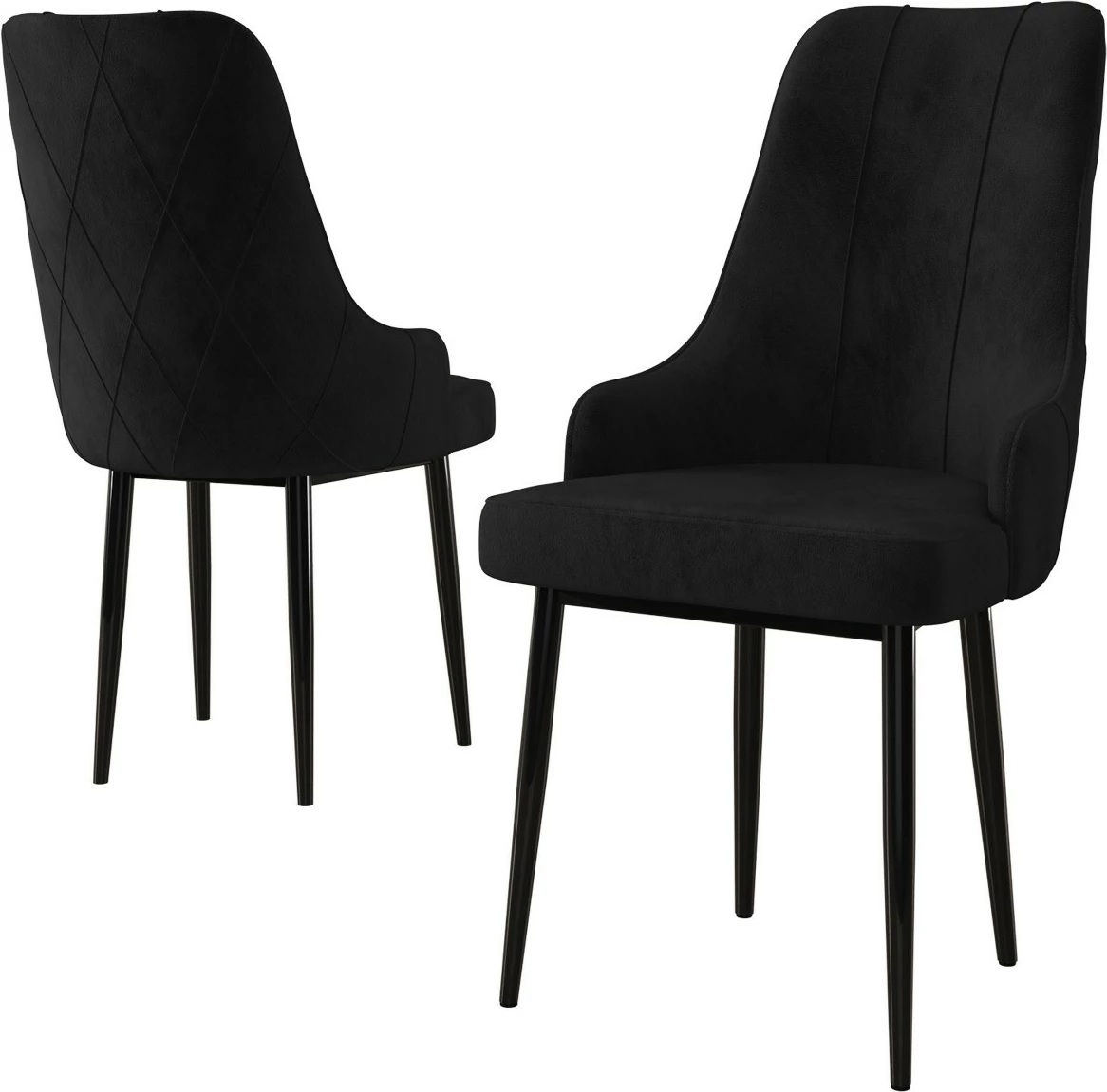 Set karrigesh (2 copë), Hanah Home, Trex, e zezë