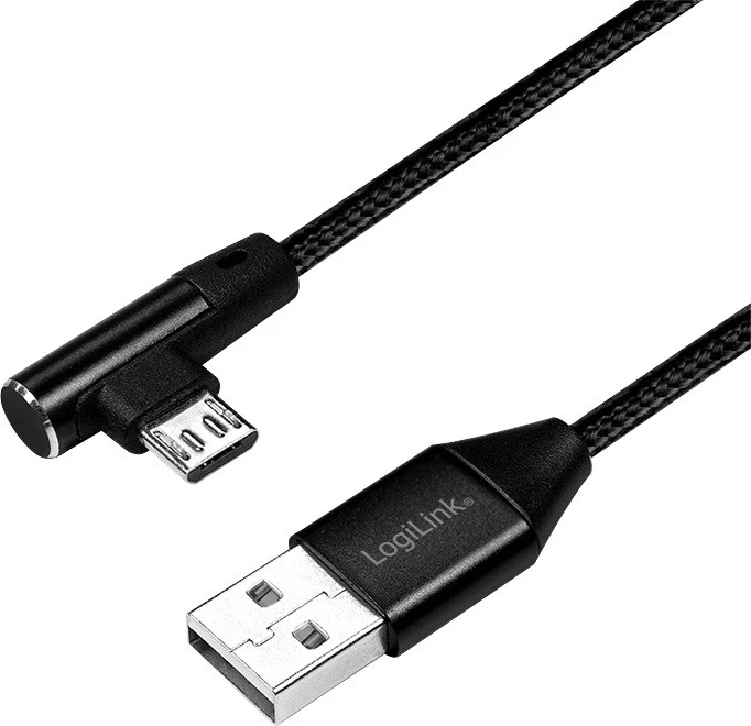 Kabllo LogiLink micro USB, 1m, i zi