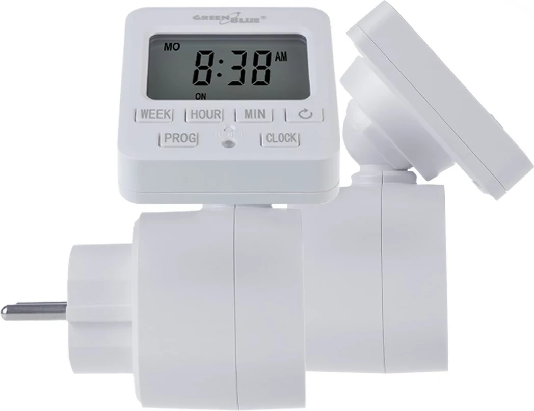 Programator GreenBlue GB605 E, 16A, i bardhë