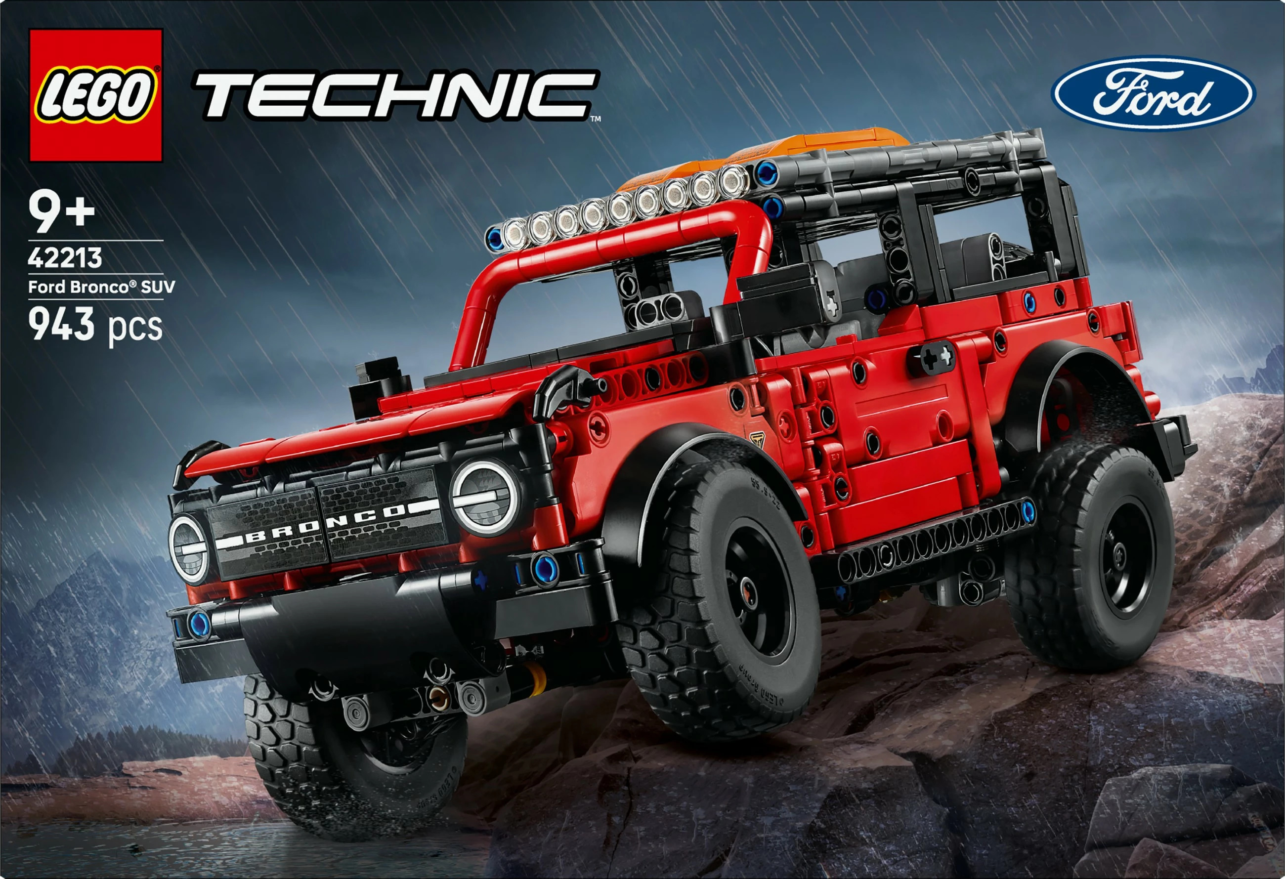 Set ndërtimi LEGO Technic Ford Bronco 42213, 943 pjesë, multikolor