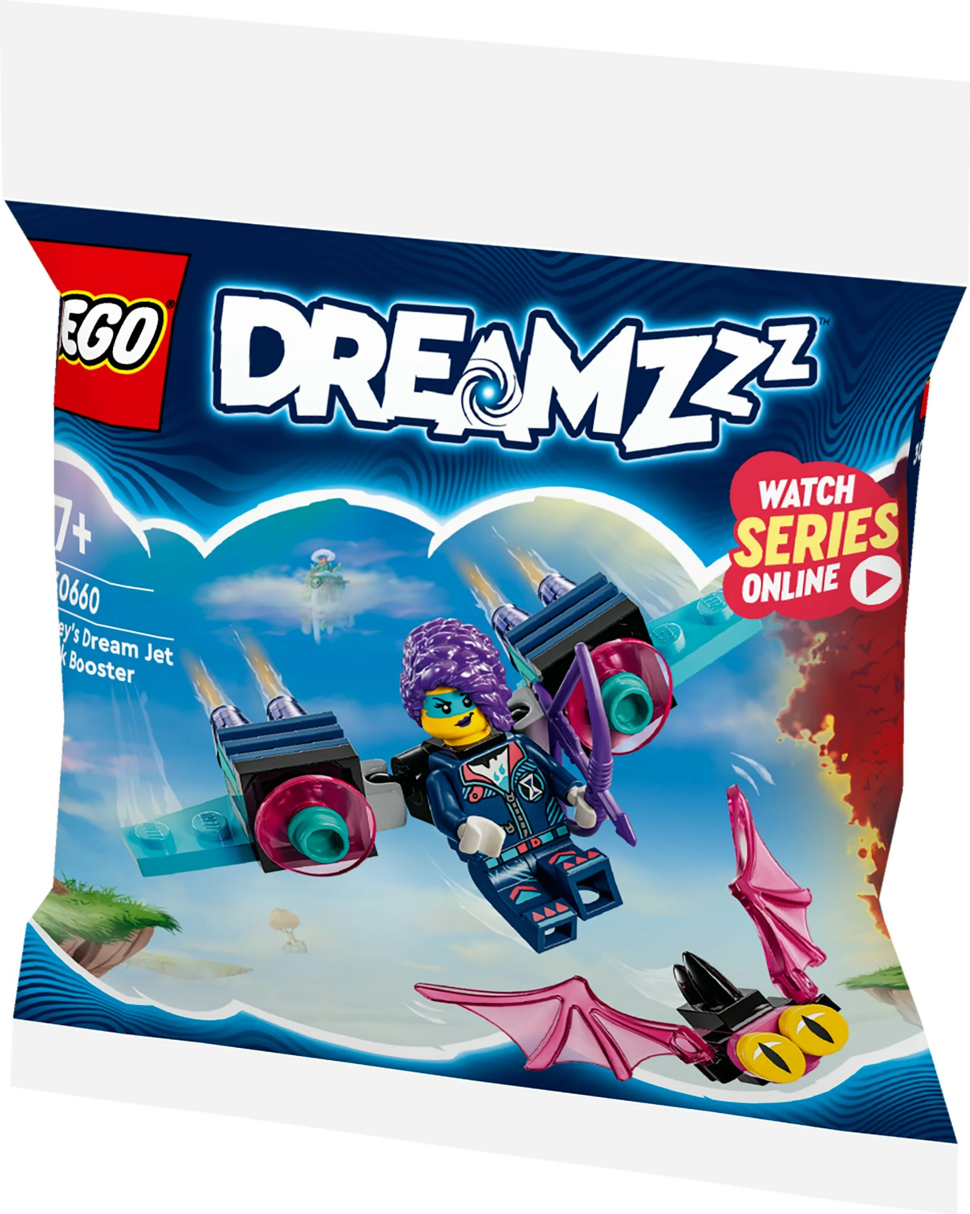 Set ndërtimi LEGO DREAMZzz 30660 Zoeys Traumraketenrucksack, 37 pjesë, multikolor