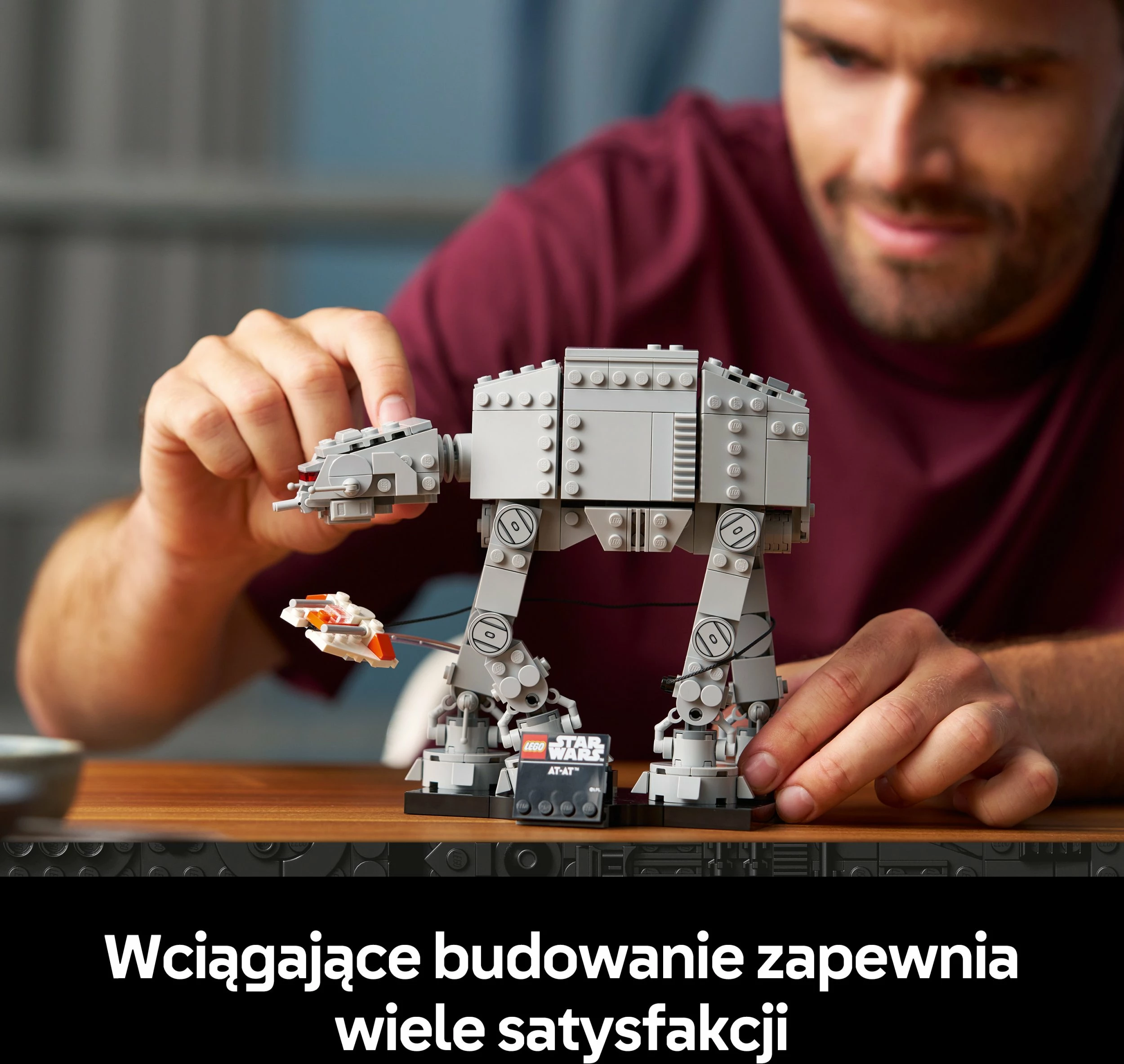 Set ndërtimi LEGO Star Wars AT-AT 75440, 525 copë, 18+, gri