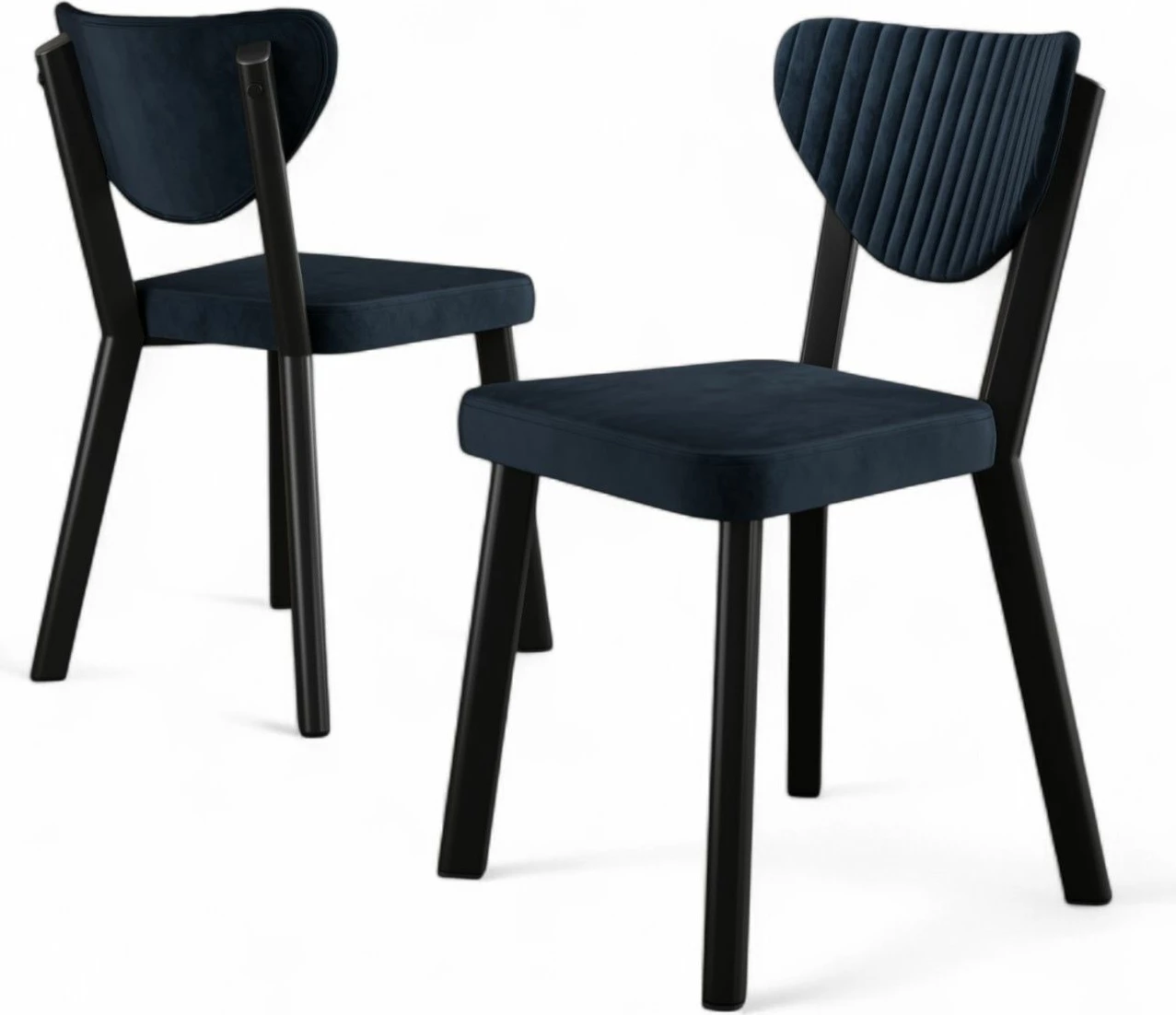 Set karrigesh (6 copë), Hanah Home, Arfe, antracit, e zezë