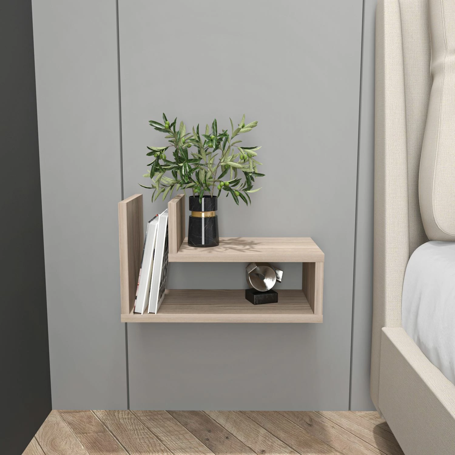 Komodinë nate Skye Decor, ngjyrë Cordoba, Lara