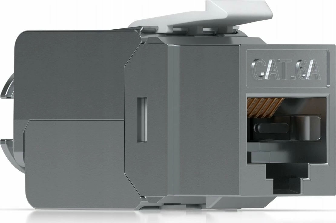 Keystone jack RJ45 Ubiquiti UACC-Keystone-Jack-C6A Cat6A, paketë 12 copë