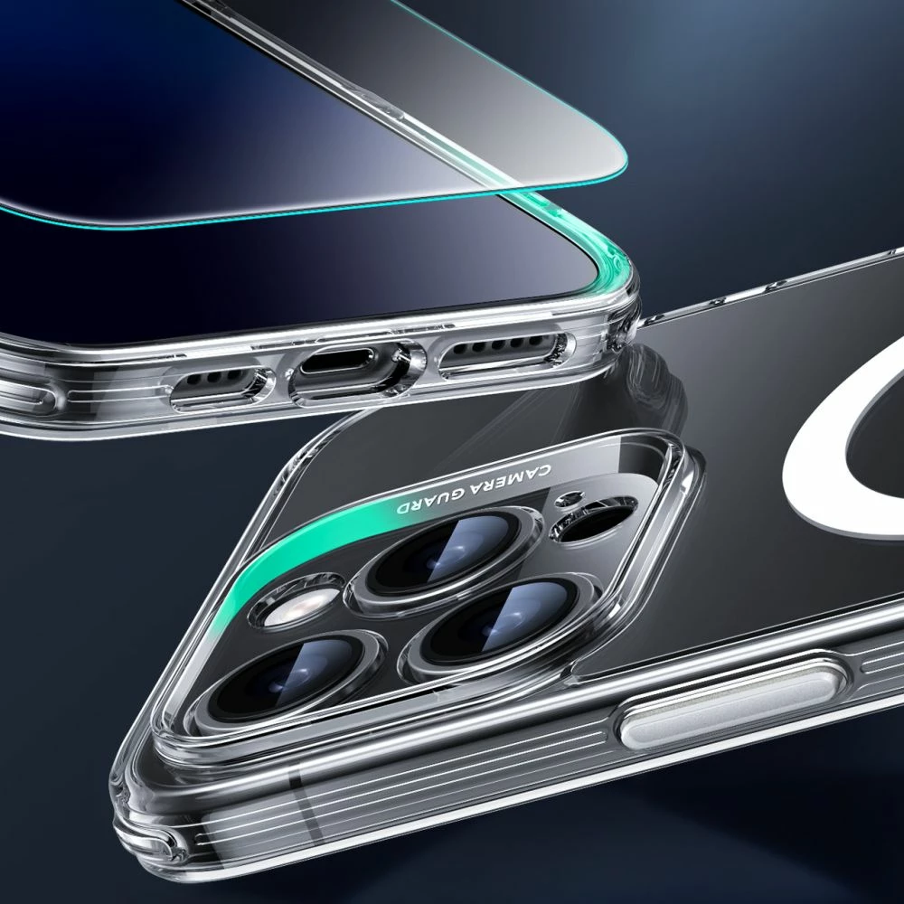 Mbështjellës ESR Classic Pro Set HaloLock MagSafe për iPhone 16 Pro, Transparent