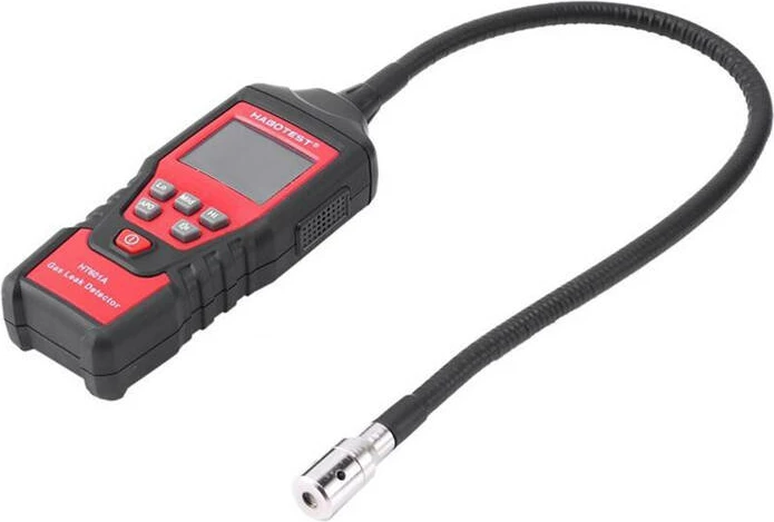 detektor rrjedhje gazi, Habotest, HT601A, ekran LCD me ngjyra, alarm zanor, diapazon 0-9999 PPM / 0.00-20.00% LEL