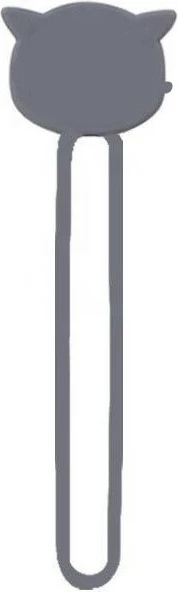 Mbështjellës kabllosh Hurtel prej silikoni, gri