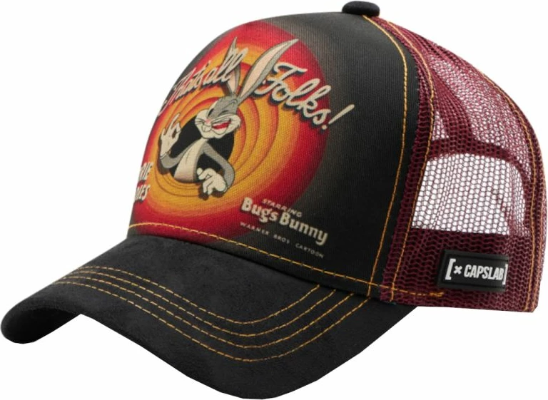 Kapelë për meshkuj Capslab, me Yosemite Sam, e zezë