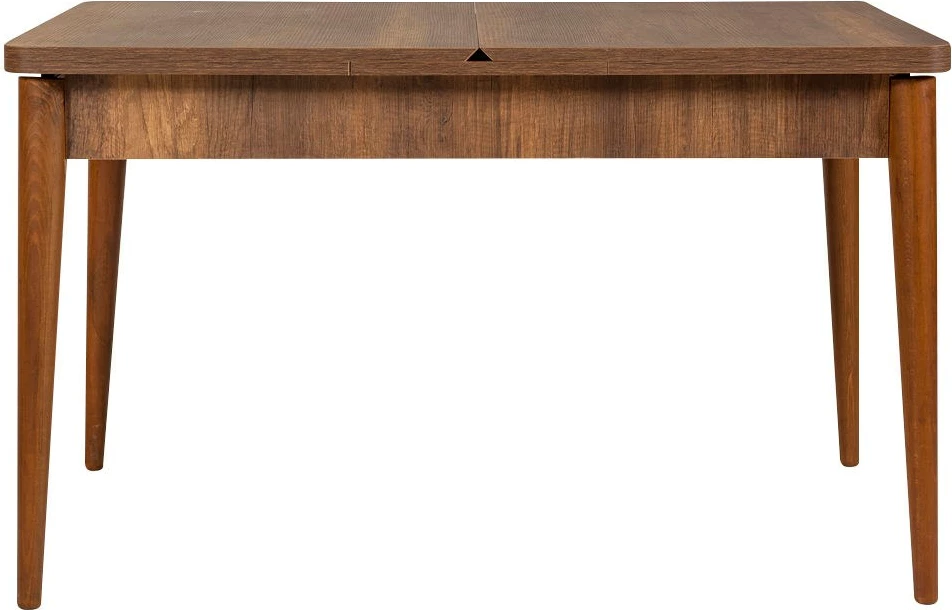 Set tavoline me karrige për ngrënie, i zgjatshëm, Hanah Home, ngjyrë arre dhe gur, 5 pjesë