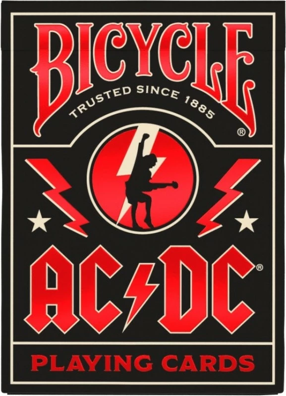 Letra loje Bicycle AC/DC, 52 copë, anglisht