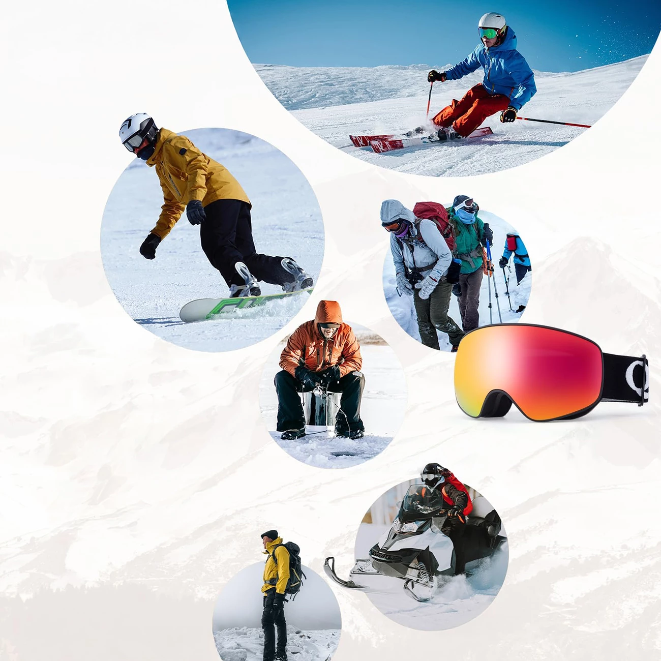 Syze skijimi Qunature për fëmijë, M/L, të zeza