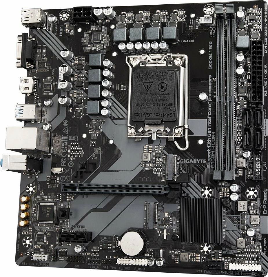 Pllakë amë Gigabyte B760M H DDR4 LGA1700