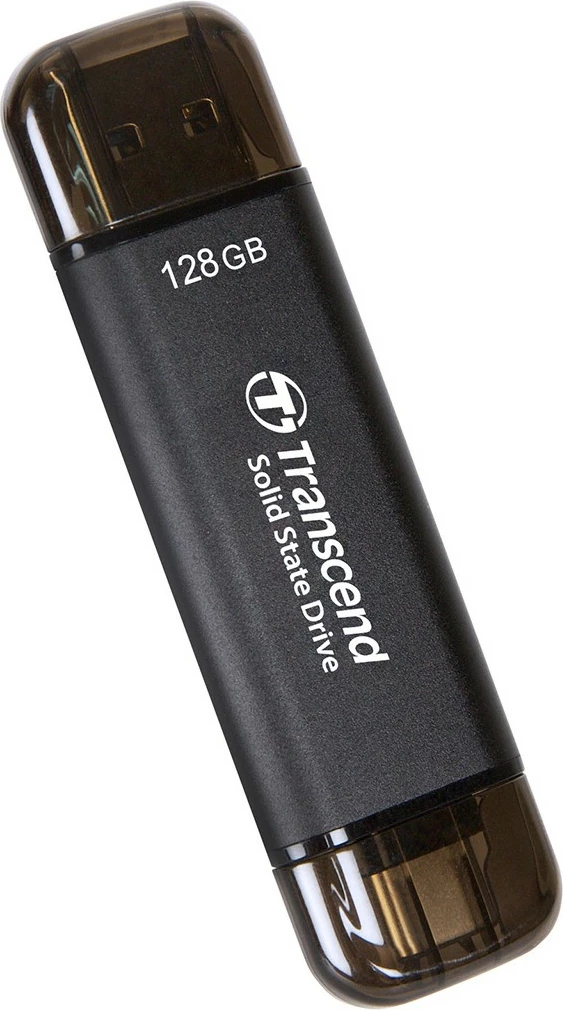 SSD i jashtëm Transcend ESD310C 128GB USB-C USB 3.2 Gen 2x1, e zezë