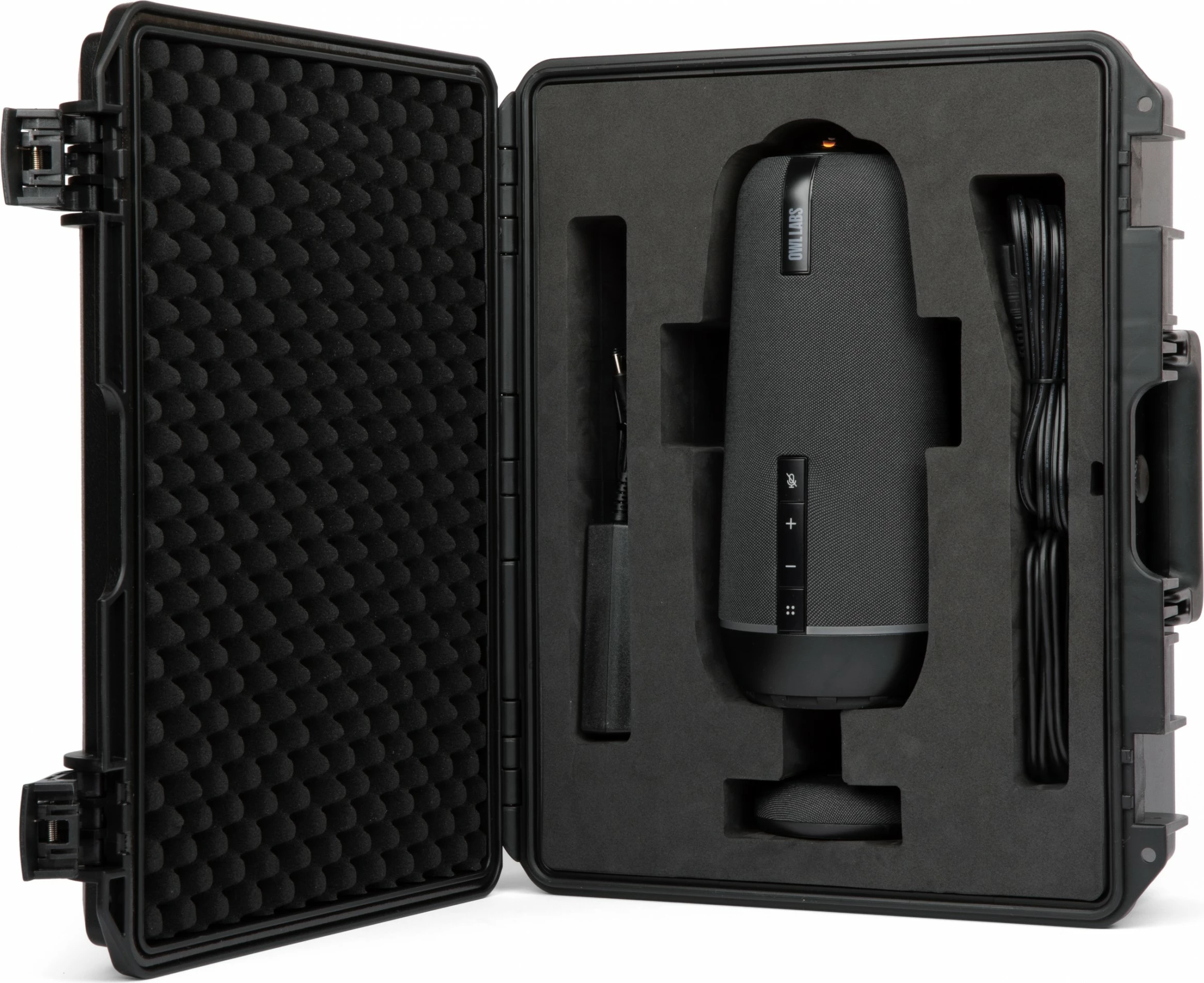 Kasë e fortë Owl Labs për Meeting Owl, rezistente ndaj ujit dhe goditjeve, e zezë