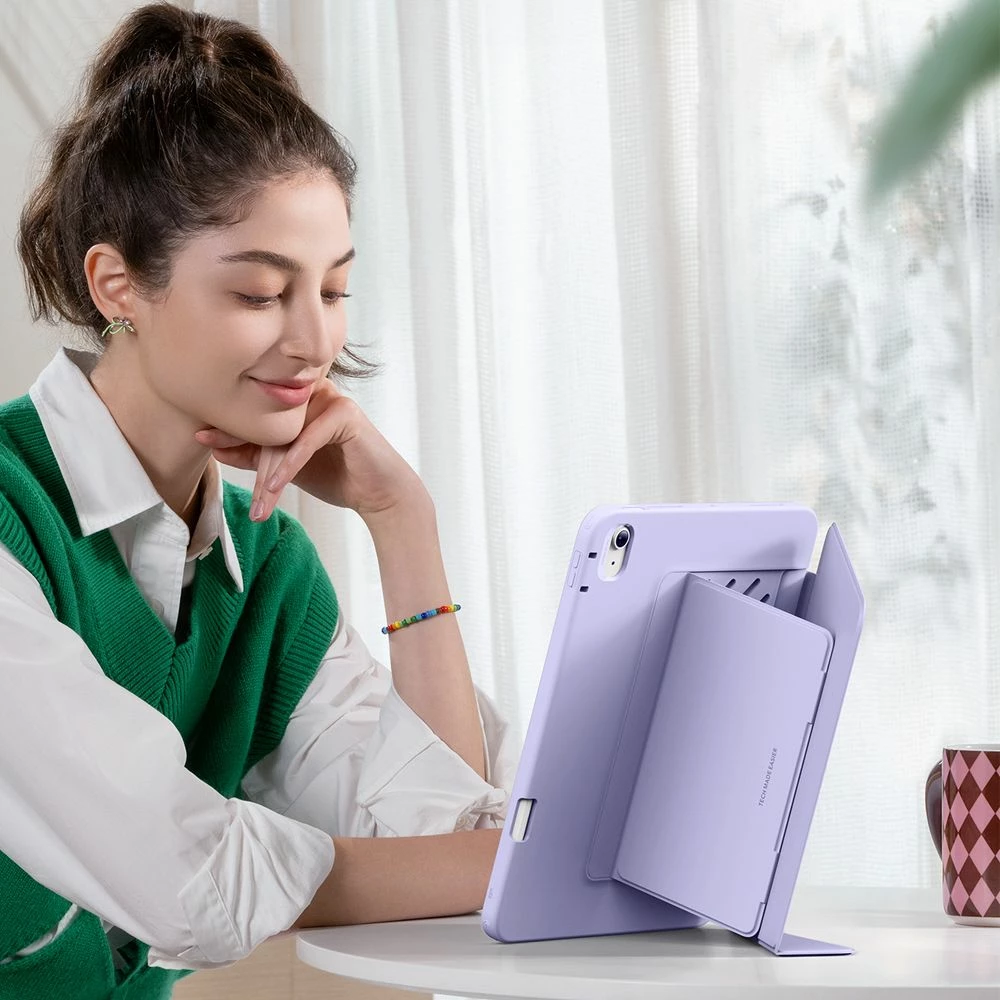 Mbështjellës ESR Flip Hybrid për iPad Air 13" 1/2, Violet