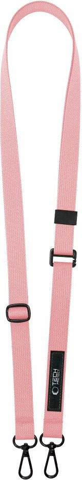 Litar për qafë dhe dorë për celular Tech-Protect C6S Rope Crossbody, rozë, set