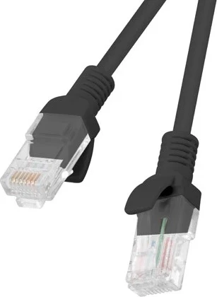 Kabllo rrjeti Lanberg RJ45, kat.5, 5m, e zezë 