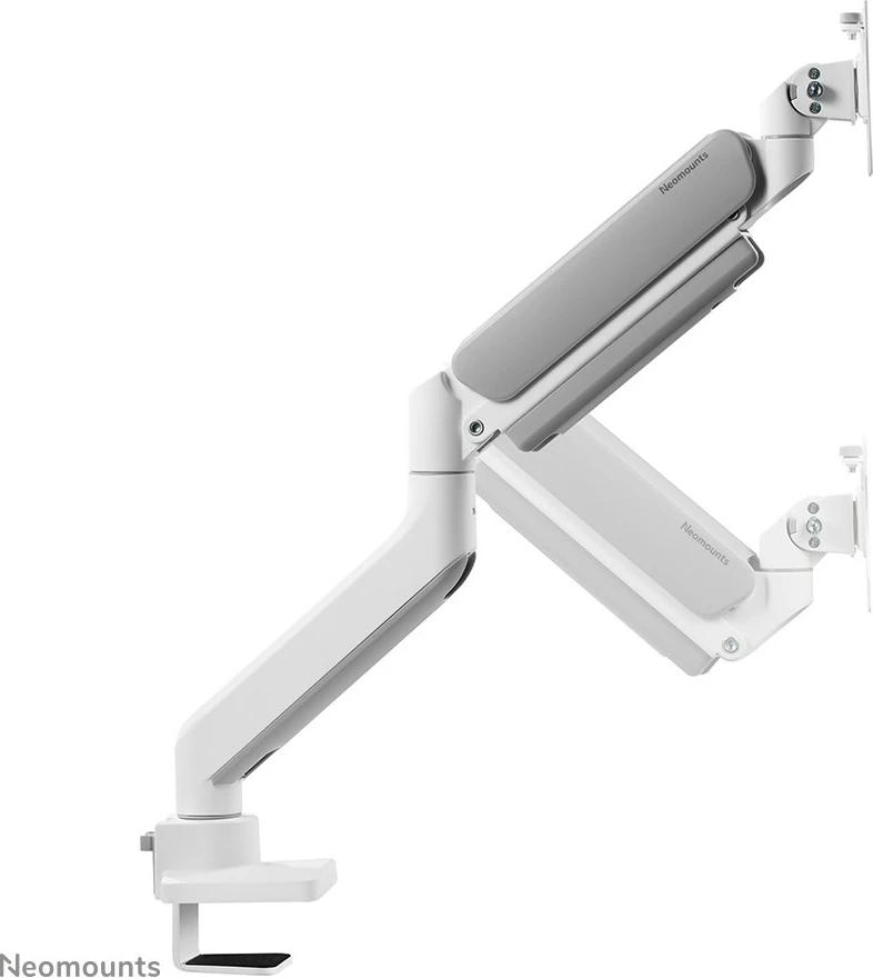 Krah monitori Neomounts DS70-450WH1, gas spring, Topfix, 17-42 inç, 15 kg, i bardhë