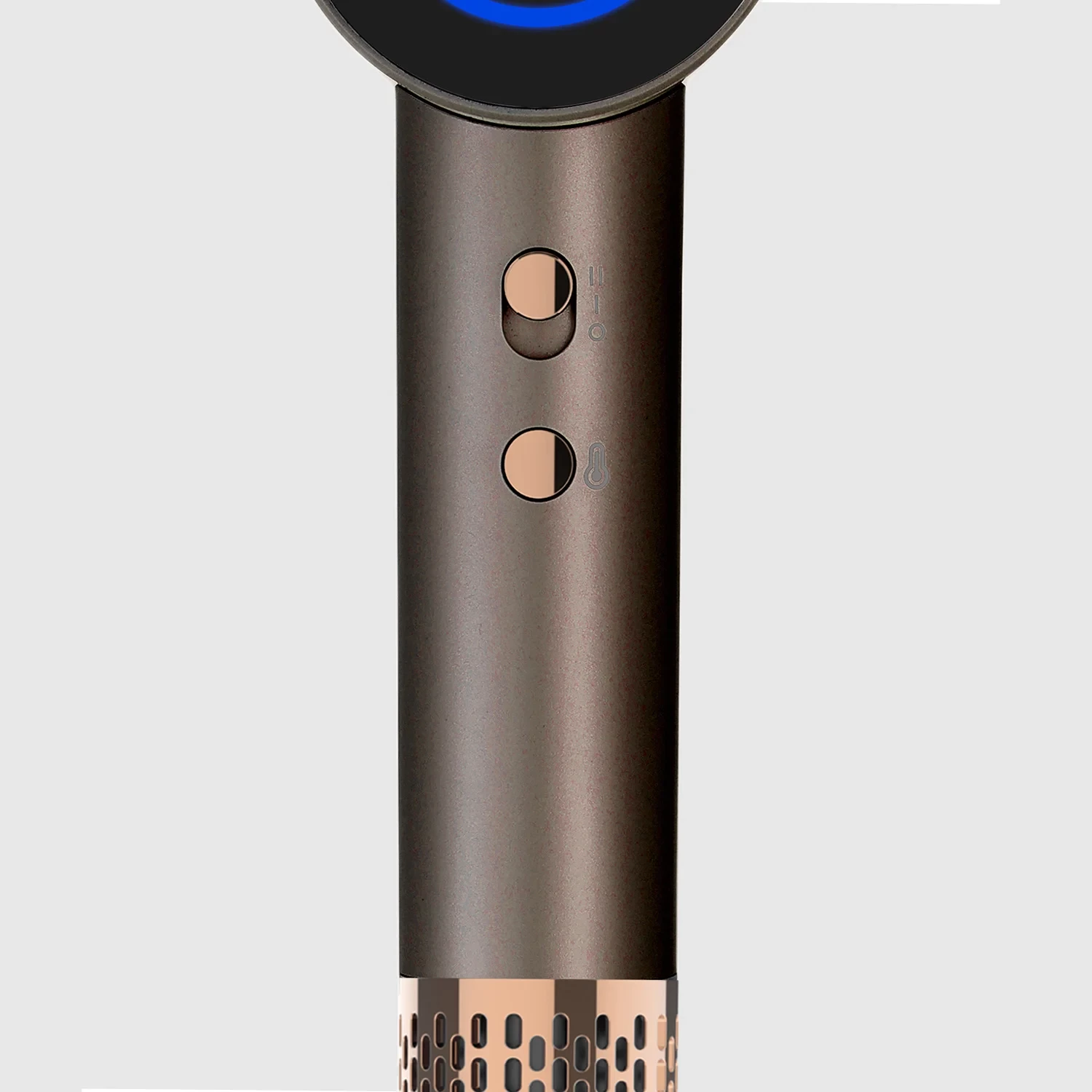 Tharëse flokësh, Elit AURRA, BLDC 110,000 rpm, 1600 W, ekran LED me ngjyra, jone, koka magnetike, lux brown