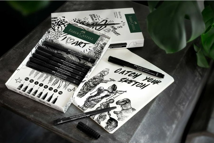 Set lapsash Faber-Castell 267102, 8 copë, ngjyrë e zezë