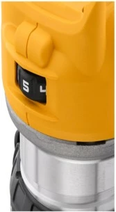 Router elektrik DeWALT 18V XR Brushless, bazë fikse, pa kabllo, zi/verdhe
