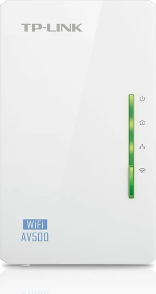 Adapter powerline TP-Link TL-WPA4220 AV600 Wi‑Fi 300Mbps 2xLAN, i bardhë, paketë e vetme