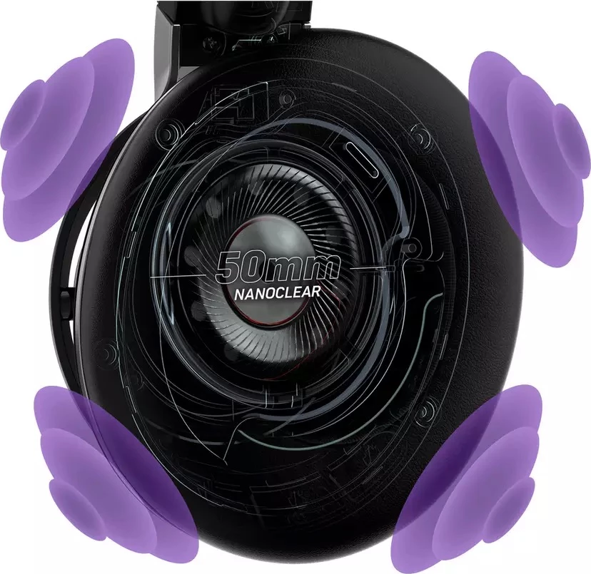 Kufje gaming Turtle Beach Stealth Pro për PS4/PS5, wireless Bluetooth/USB, surround sound, ANC, zi
