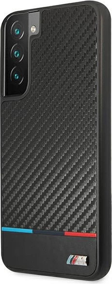 Mbështjellës BMW M Collection Triangles për Samsung Galaxy S22+, Hardcase, i zi
