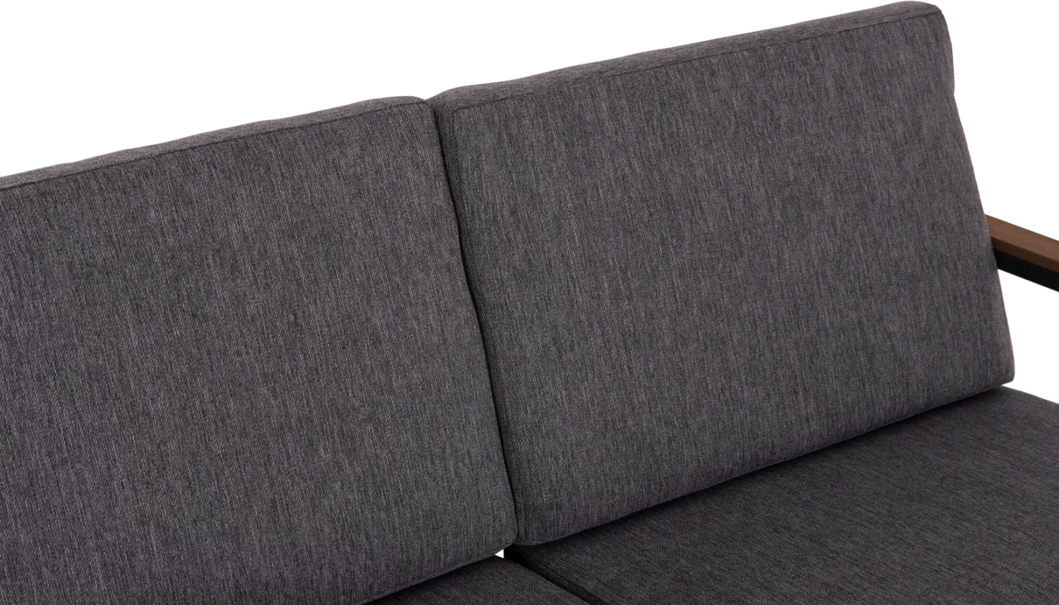 Divan i jashtëm dy ulëse, alumin & jastëkë, ngjyrë antracit, SAFIN FH6279.03, 140x70x77cm