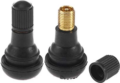 Valvul gome për gomë tubeless Trayal TR412, 100 copë/kuti, e zezë