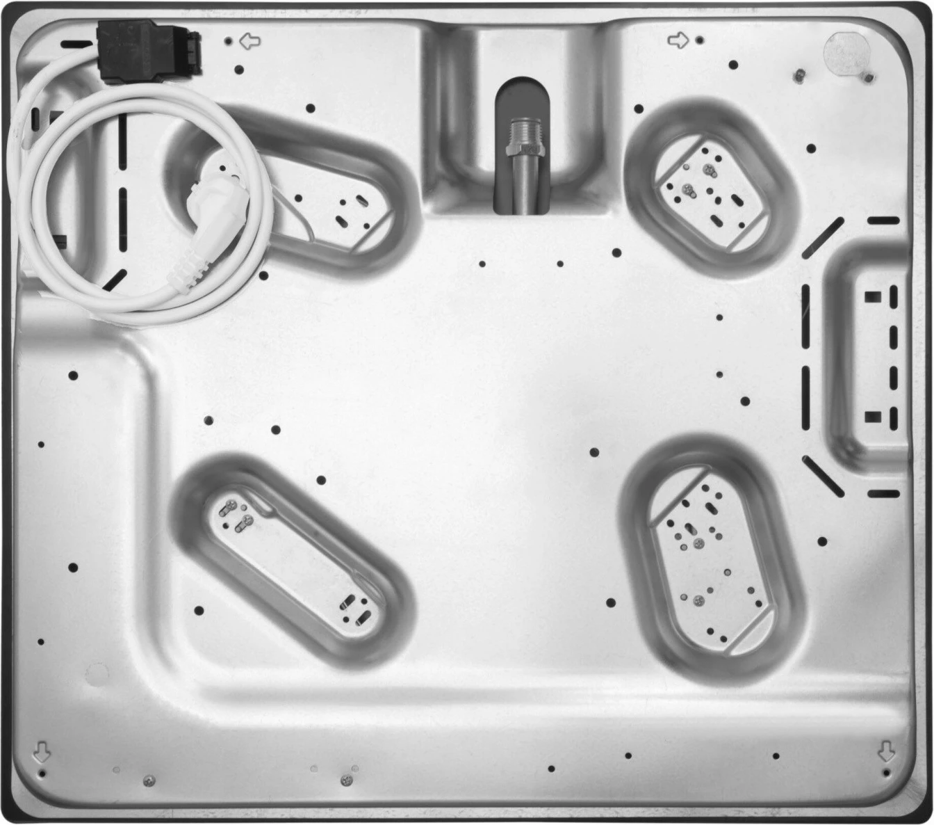 Sobë me gaz Amica PGD6101APR, 4 zona, inox