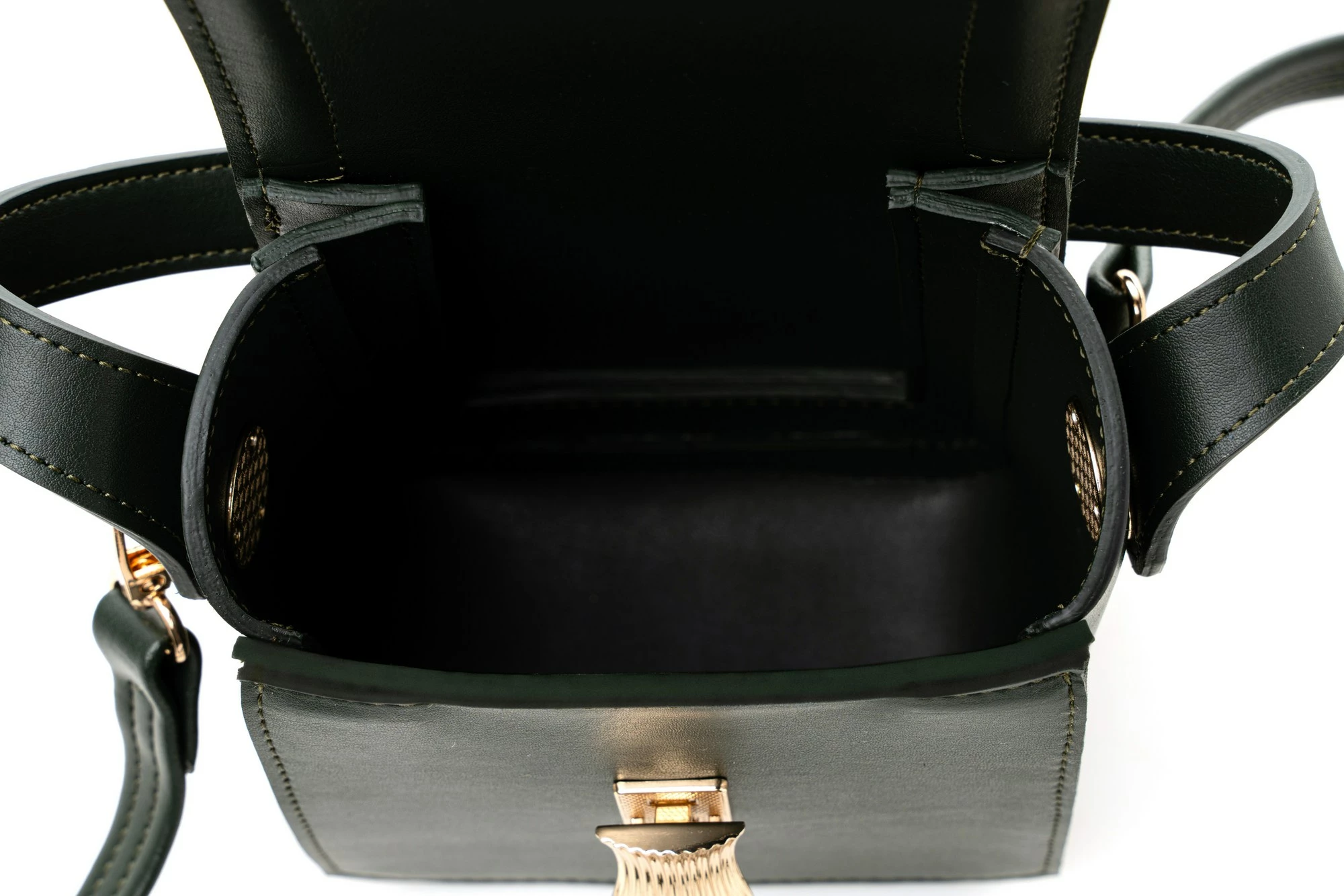 Çantë crossbody, ngjyrë e gjelbër e errët, Vince Camuto, Lagoon