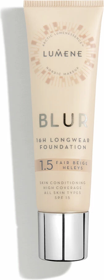 Fondatinë Lumene Blur 16h Longwear SPF15 1.5 Fair Beige 30ml