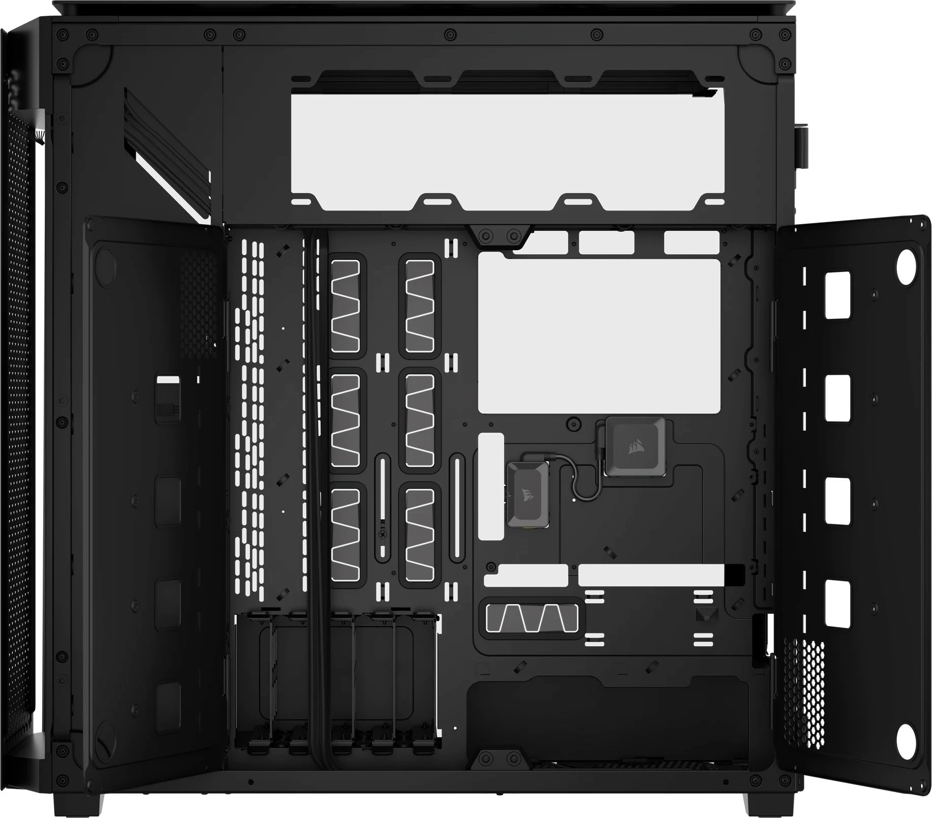 Kasë Corsair Frame 9000D RGB, Super Full Tower, ATX, e zezë