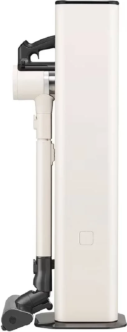 Fshesë me korrent vertikale pa kabllo, LG, A9T-PRIME1C CordZero All-in-One Tower, 2.5L, 260W, Wi‑Fi, deri 120 min, bezhë