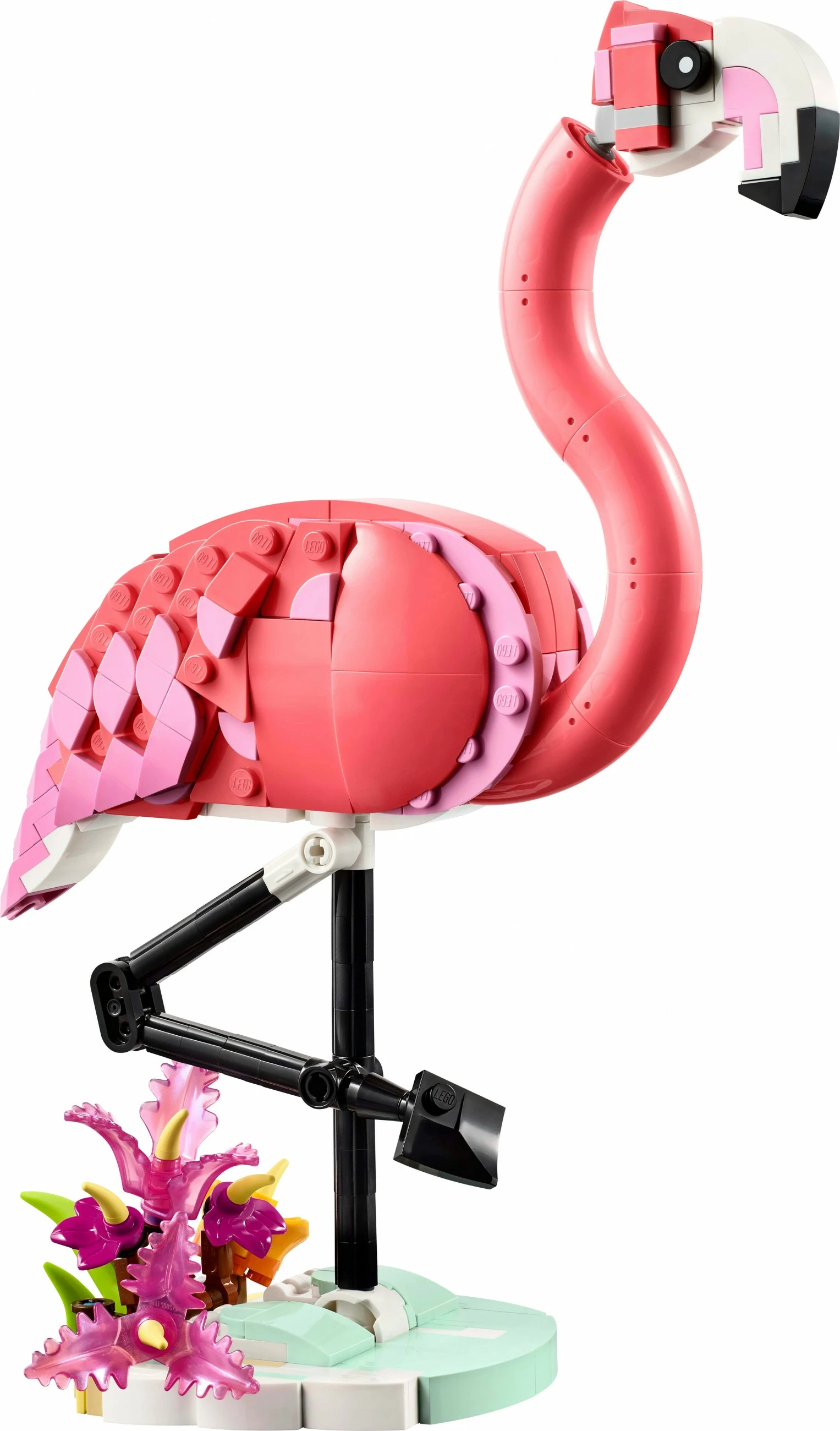 Set ndërtimi LEGO Wild Animals: Flamingo rozë, 288 pjesë, plastikë, 8+ vjeç, shumëngjyrësh